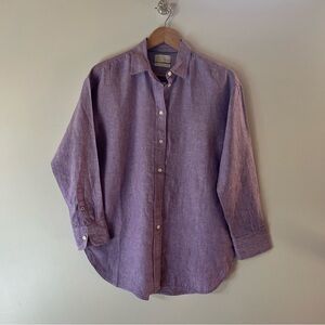 J.Crew Lavender Relaxed Shirt